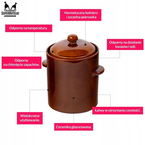 GARNEK KAMIONKOWY BECZKA 5 L DO KISZENIA KAPUSTY OGÓRKÓW KISZONKI KAMIONKA na Arena.pl