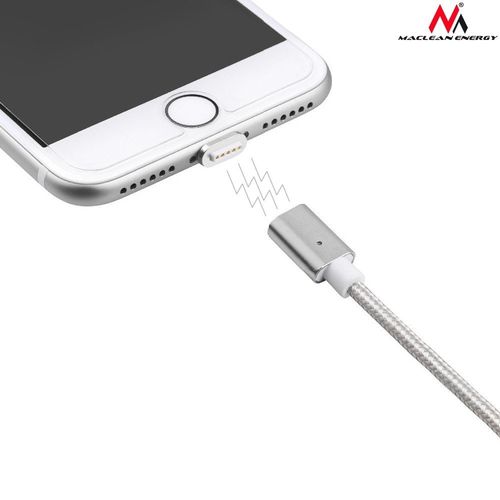 Kabel micro USB magnetyczny silver MCE160 - Quick & Fast Charge na Arena.pl