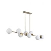 Oprawa wisząca E27 Bali-12 120cm x8 beż+złoty