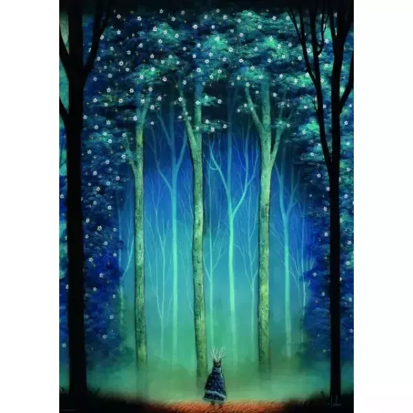 Puzzle 1000 elementów. Leśna katedra zdjęcie 2