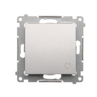 Simon54 Przycisk "dzwonek" DD1.01/43 srebrny