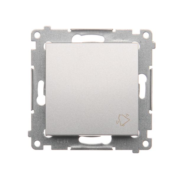 Simon54 Przycisk "dzwonek" DD1.01/43 srebrny zdjęcie 1