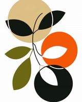 Plakat 40x50cm Organiczny Pokój