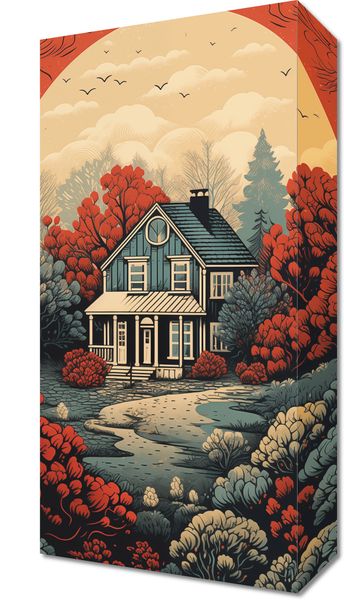 Obraz 20x40cm Idylla Rustykalna zdjęcie 1