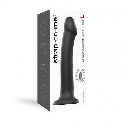 silicone bendable dildo double density black l na Arena.pl