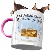 Kubek Różowy Śmieszny Jest Jakaś Szansa Prezent Z Nadrukiem Ze Zdjęciem