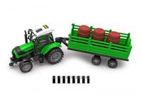 traktor dla dzieci z przyczepą 55 cm 666-119b