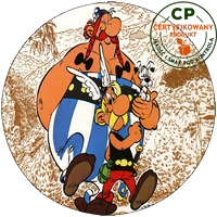 Opłatek waflowy na tort - ASTERIX & OBELIX