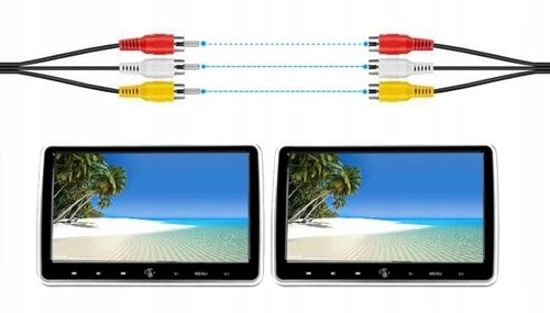 DVD NA ZAGŁÓWKI SAMOCHODOWE EKRANY 10'' USB SD GRY na Arena.pl