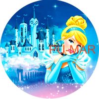 Opłatek na tort Księżniczka Śnieżka Aurora Zosia Bella Kopciuszek Arielka