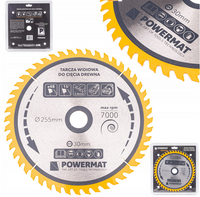 TARCZA WIDIOWA DO DREWNA PIŁY 255 X 30 MM 48Z TDD-255X30X48Z