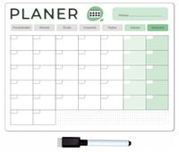 PLANER MIESIĘCZNY kalendarz magnetyczny 30x40 A3