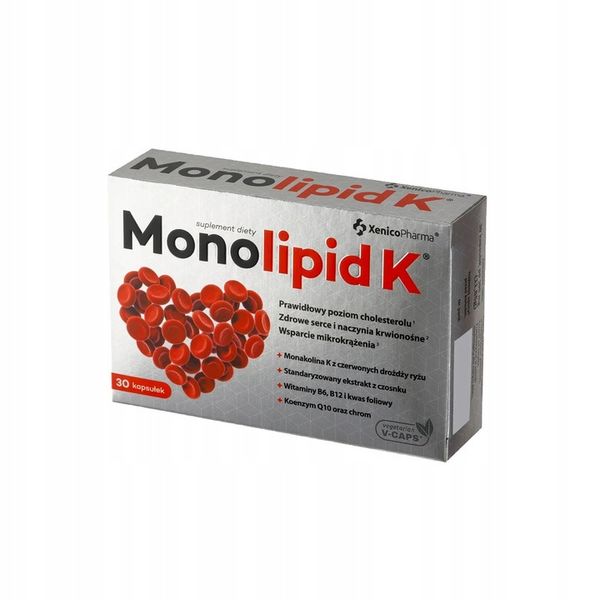 Monolipid K 30 kapsułek zdjęcie 1