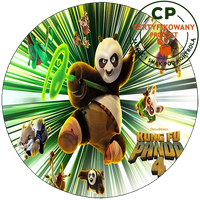 Opłatek na tort Kung fu Panda