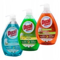 Zestaw Dual Power Włoski Płyn Do Naczyń Bicarbonato + Cytryna + Aloe&Melogr