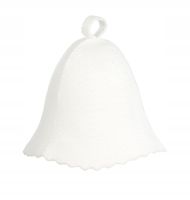 SAUNA CZAPKA DO SAUNY FILC BIAŁA NITKA UNIWERSALNA