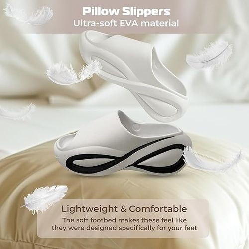 Sandały Klapki Unisex Piankowe Eva Wodoodporne Białe Rozmiar 40 41 na Arena.pl