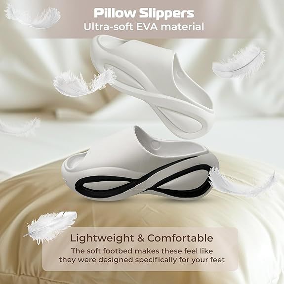 Sandały Klapki Unisex Piankowe Eva Wodoodporne Białe Rozmiar 40 41 zdjęcie 2