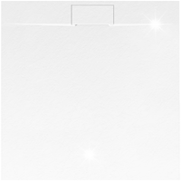 BRODZIK KOMPOZYTOWY 90x90 KAMIENNY BIAŁY KWADRATOWY REA BAZALT WHITE 2,5 cm