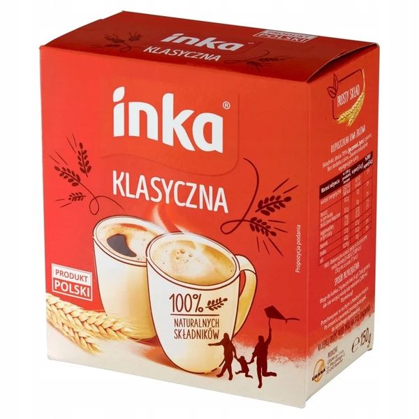 Inka Rozpuszczalna kawa zbożowa klasyczna 150 g x40 zdjęcie 2