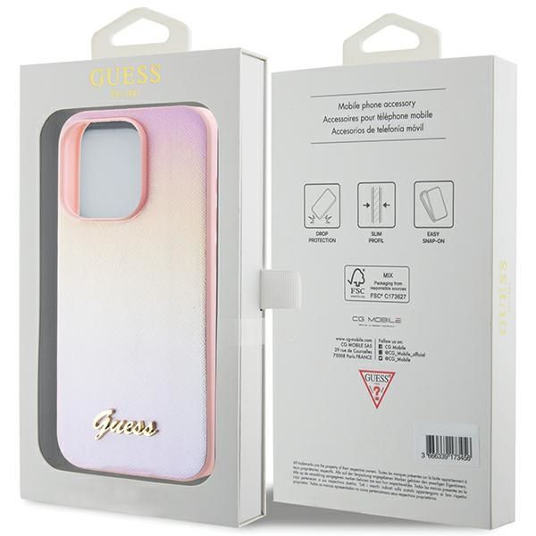 Etui Guess do iPhone 15 Pro, Różowy zdjęcie 8