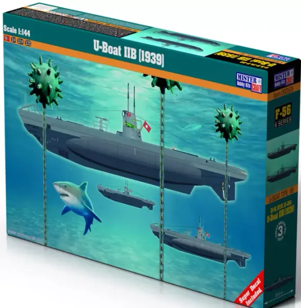 Model U-Boat Type IIB, 1:144 zdjęcie 1