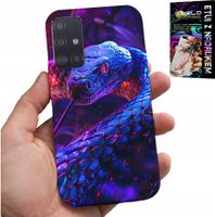 ETUI DO SAMSUNG GALAXY A71 - WĄŻ KOBRA GRZECHOTNIK GADY CASE + FOLIA