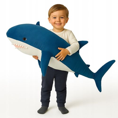 blahaj Duży rekin pluszak 100 cm Przytulanka na Arena.pl