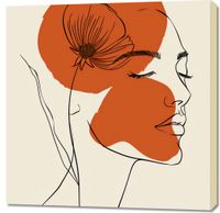 Obraz 90x90cm Ciepło Kwiatu