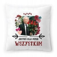 Poduszka Jarosław Kaczyński Kaczor Pis Prezes Z Nadrukiem Ze Zdjęciem