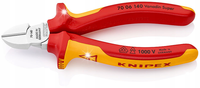 SZCZYPCE TNĄCE BOCZNE IZOLOWANE 140MM KNIPEX 70 06 140