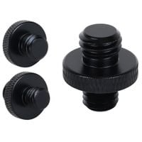 adapter tuleja redukcja 3/8" na m8 statywowa czarna statyw lampy 18 mm