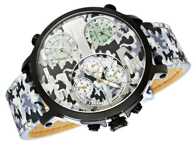 Zegarek Męski G.Rossi Triple Time E11706A2-6F2 zdjęcie 5