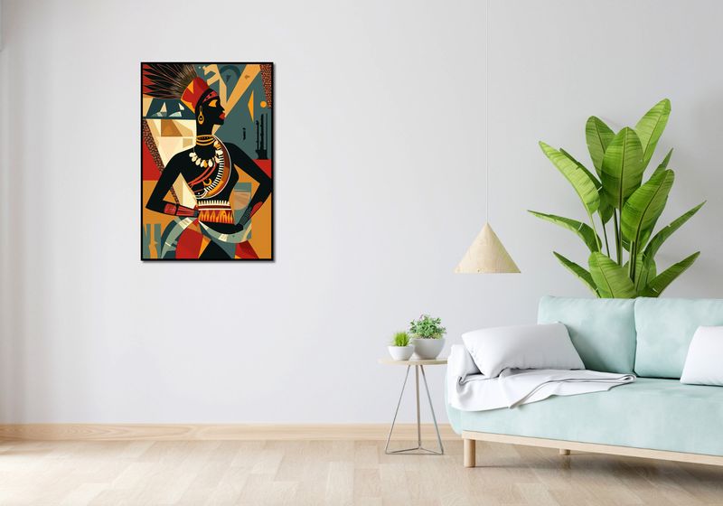 Plakat 61x91,5cm Afrykańska Mozaika zdjęcie 4
