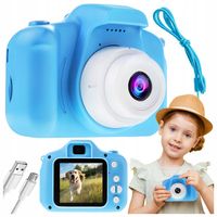 APARAT CYFROWY DLA DZIECI aparat FOTOGRAFICZNY kamera GRY FULL HD kot PASEK
