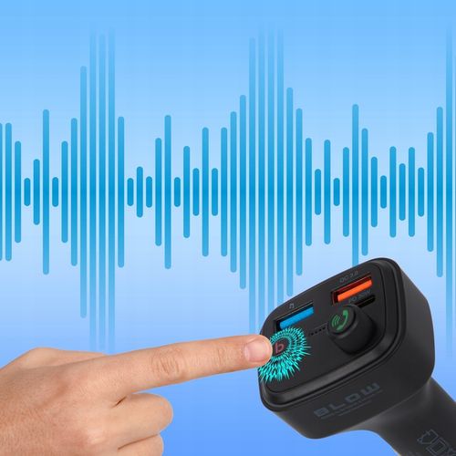 TRANSMITER FM BLUETOOTH 5.3 QC 3.0 PD30W MOCNY BASS ŁADOWARKA MIKROFON na Arena.pl