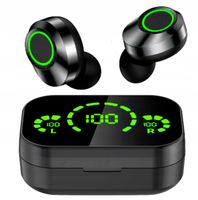 Słuchawki bezprzewodowe douszne BLUETOOTH 5.0 YD03 dotykowe stacja ładująca