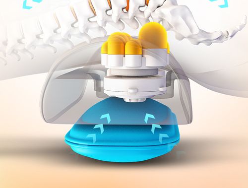 Poduszka masująca shiatsu masażer do karku pleców brzucha ud stóp na Arena.pl