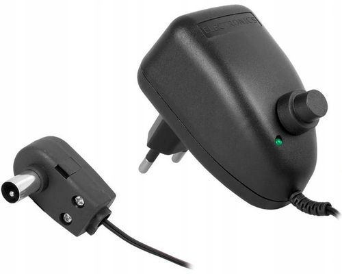 ZESTAW 20dB / Wzmacniacz Zasilacz Antenowy Wtyk F na Arena.pl