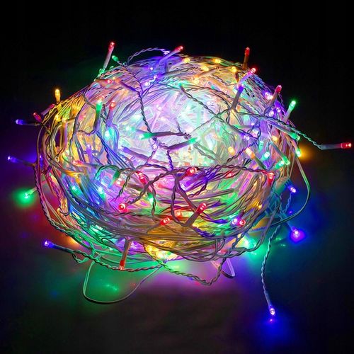 KURTYNA 500led SOPLE LAMPKI ZEWNĘTRZNE +FLASH MULTIKOLOR OŚWIETLENIE 22,5M na Arena.pl