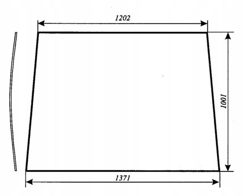 szyba przednia - przód do ciągnika Pronar 82A 82SA 82 TSA 1025A 1221A na Arena.pl
