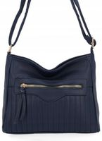 Herisson - torebka worek zamek przeszycia granatowy 1052L2089