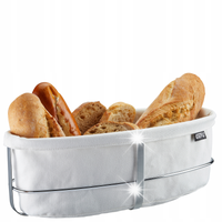 GEFU Koszyk na pieczywo owalny BRUNCH Stal BAWEŁNA
