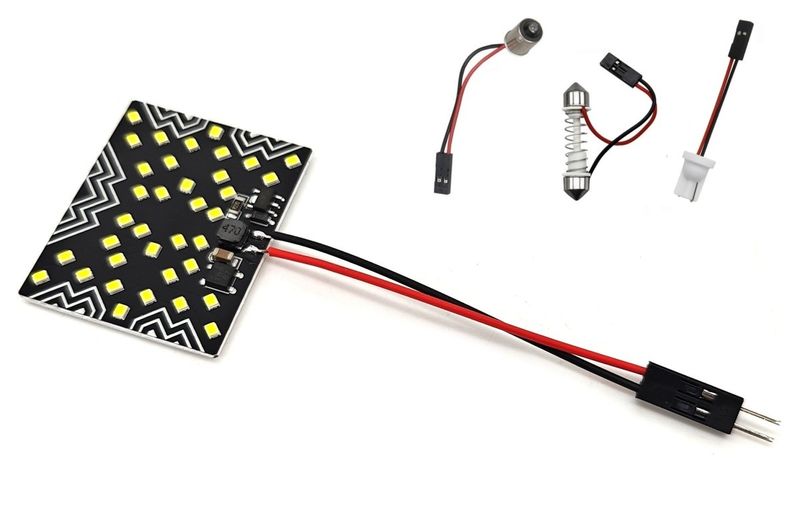 Panel 36 LED 12V W5W, C5W, C10W, BA9S, T10, SV8.5, T4W CANBUS 1100lm 12V zdjęcie 4