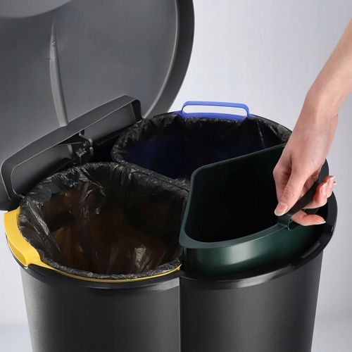 Curver Kosz Do Segregacji Śmieci 40L 3x Pojemniki na Arena.pl