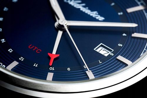SZWAJCARSKI ZEGAREK MĘSKI ADRIATICA A8307.5115Q CLASSIC GMT DATA SZAFIR BOX na Arena.pl