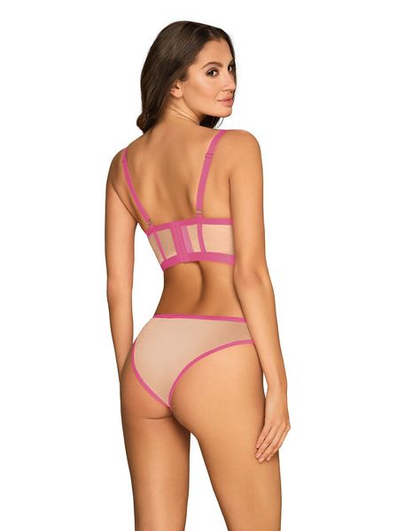 Nudelia top i figi różowe - Obsessive S/M zdjęcie 2