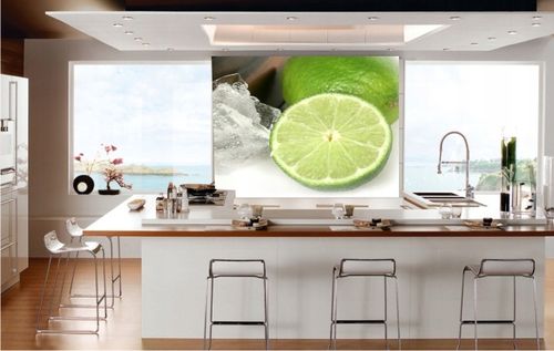 Fototapeta 3D kuchenna cegła butelka wina 260x200 na Arena.pl