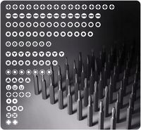 ZESTAW PROFESJONALNY PRECYZYJNYCH WKRĘTAKI ŚRUBOKRĘTY 132 ELEMENTY BITY