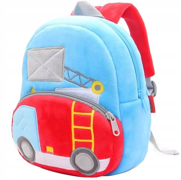 Plecak do przedszkola z Imieniem Straż Pożarna prezent dla 5 latka chłopca zdjęcie 3